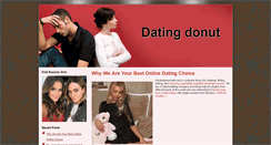 Desktop Screenshot of datingdonut.com